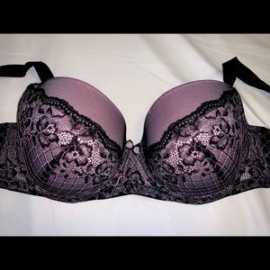 44b Voglo bra black and pink with underwire